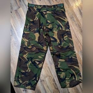 Almost new British woodland camo pants